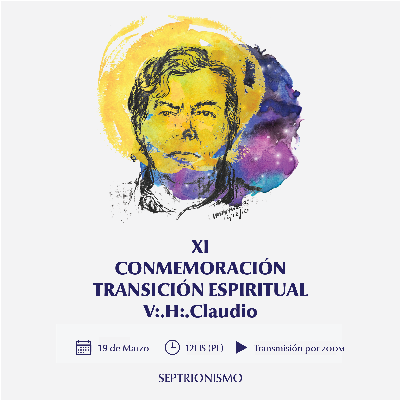 Plegaria del Eonte en la ceremonia póstuma en memoria del hermano Claudio